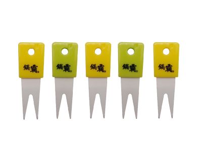 鍋霸陶瓷水果叉5入