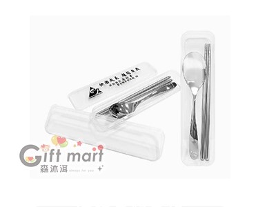 透明盒蓋餐具組