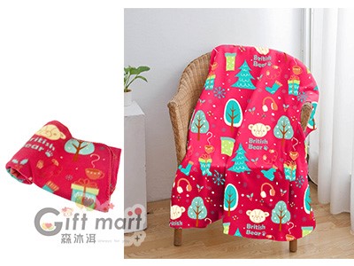 英國熊冷氣毯(90x150cm)-新遊樂